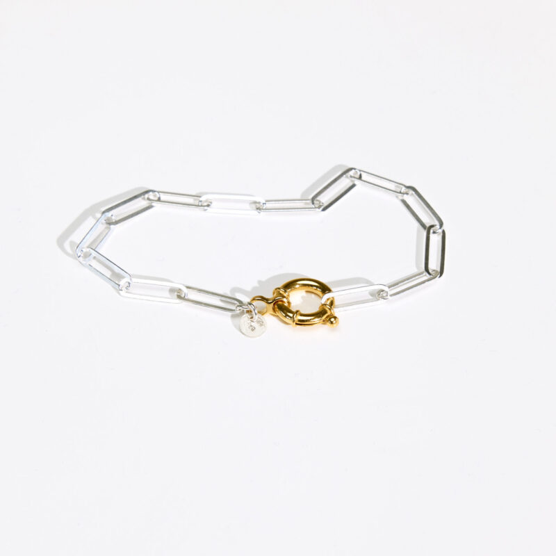 Duality Silver & Gold bracelet